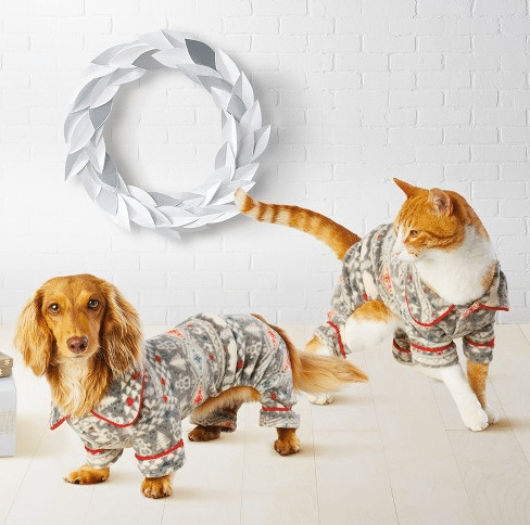 target launched doggy and me holiday pajamas